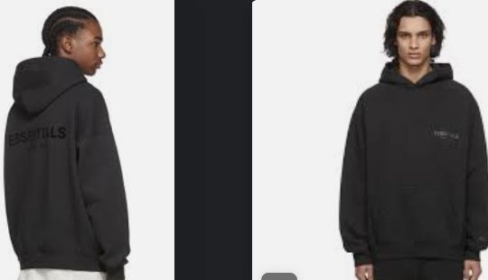 Black Essentials Hoodie