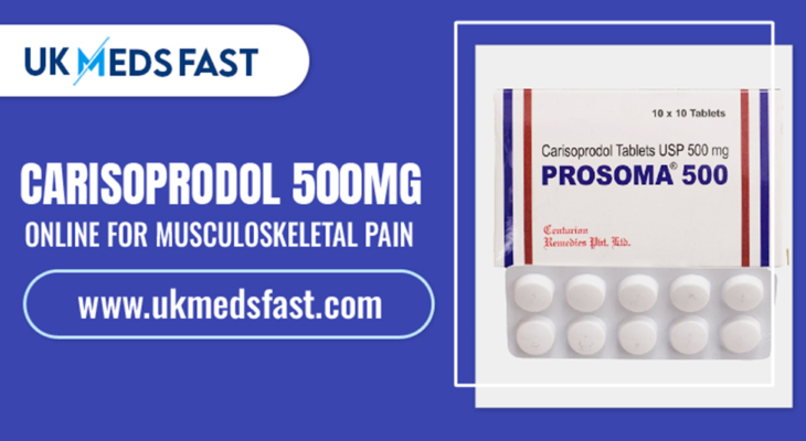 Carisoprodol 500mg Online for Musculoskeletal Pain